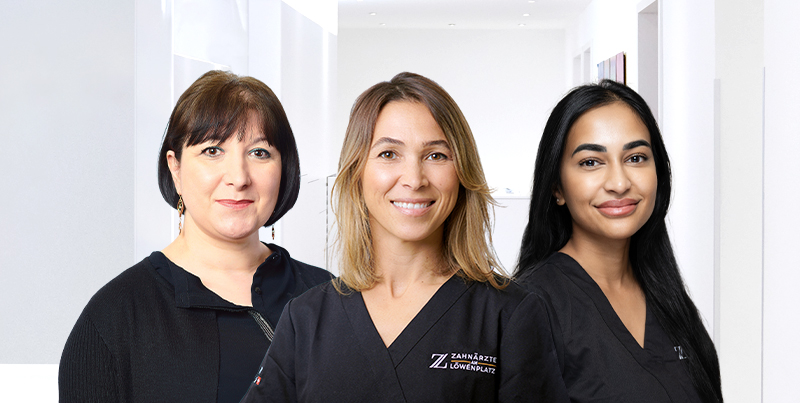 Gobihaa Gunasegaram, Nadia Nunes, Isin Istanbulluoglu - Zahnärzte am Löwenplatz in Zürich 