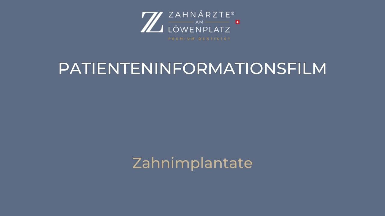 Zahnimplantate, Zahnarzt Zürich Löwenplatz, Dr. Brietze & Dr. Gabriel